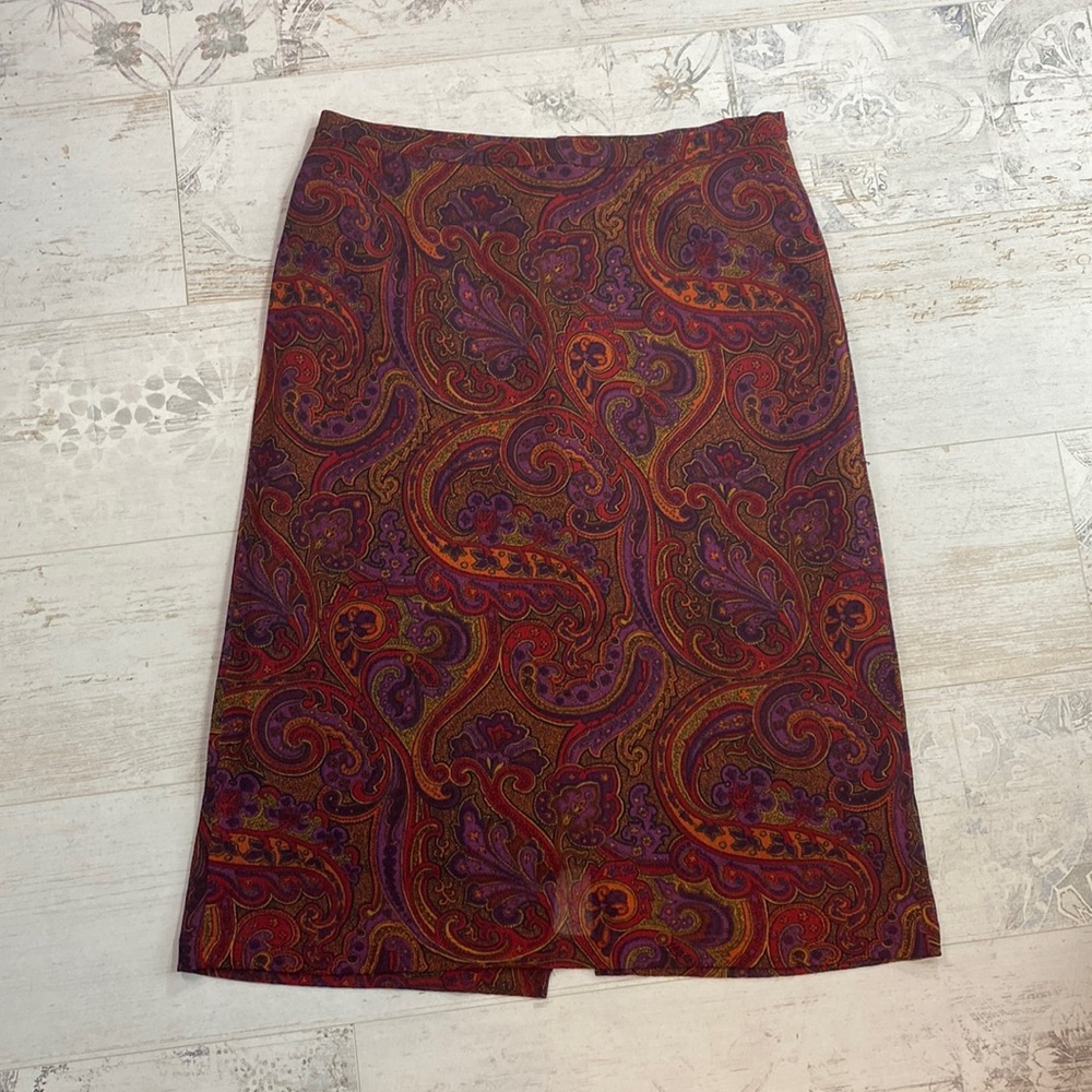 Vintage Maxou Paisley Skirt